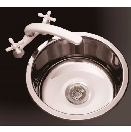 Imagen 4 de 10 de Pileta Simple Cocina 37x20 Johnson Acero O37 At Oferta Envio