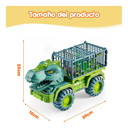 Camion Transportador De Dinosaurios Tiranosaurio Rex Juguete