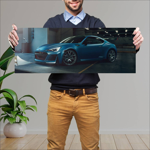 Cuadro 30x80cm Auto 2015 Subaru Brz Sti Performa 49