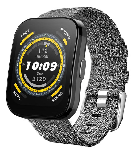 Compatible Con Amazfit Bip 5, Correa De Repuesto De Tela Te.