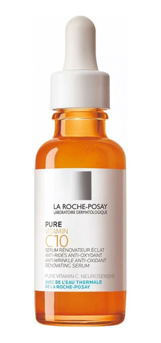 La Roche Posay Pure Vitamin C10 Serum Dermatológico Antioxidante Reafirmante Pieles Sensibles