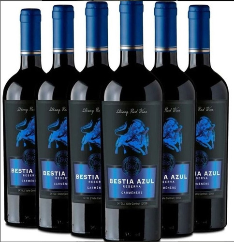 6 Vinos Bestia Wines Azul