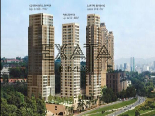 Imagem 3 de 12 de Oportunidade Para Investidores: Excelente Imóvel Comercial Com Renda; Conjunto Comercial De Alto Padrão, Com 110m² E Boa Divisão E Distribuição De Ambientes, Bem Iluminado, Conta C - Cc00090 - 695130