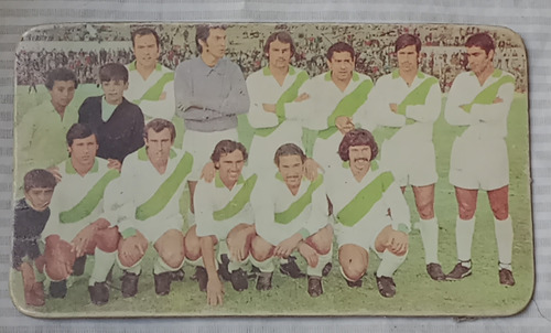 Tarjeton Fig. Banfield 1971 - Zona V. Lopez