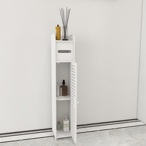 Imagen 4 de 9 de Estante De Baño Organizador Blanco 80x15x15