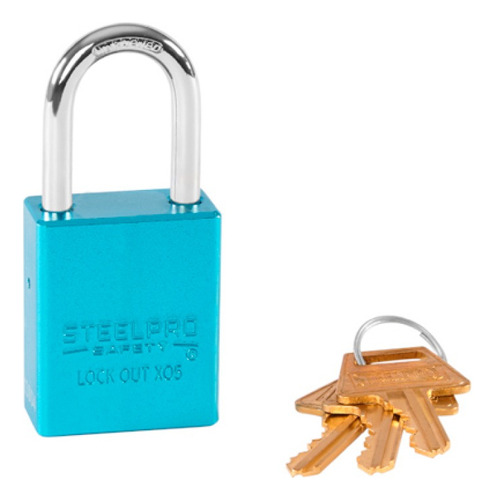 Candado Lock Out X05 Azul | Pack X 6