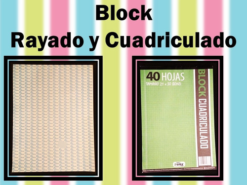 Block Rayado / Cuadriculado