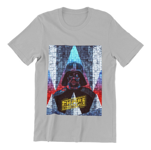Polera Unisex Star Wars Obi Darth Vader Bl Estampado Algodon
