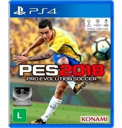 Pes 2018 Ps4 Pro Evolution Soccer 18 Mídia Física Pt