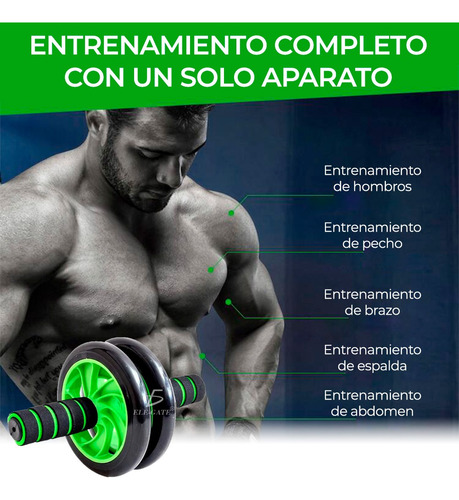 Rueda De Ejercicio Para Abdominales Doble Rueda