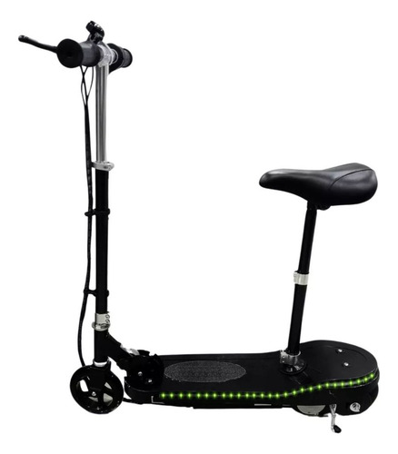 Scooter Infantil Patín Eléctrico Con Asiento Y Led 12km/h