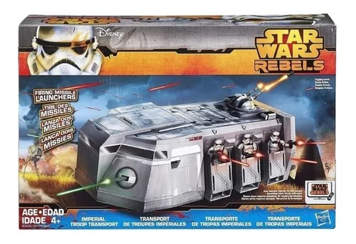 Veículo Nave Imperial Trooper Hasbro Star Wars Rebels 3.75 Veículo Nave Imperial Trooper Hasbro Star Wars Rebels 3.75
