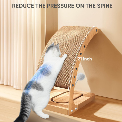 Rolufy Cat Scratcher, Almohadilla De Rastro De Gato De Forma