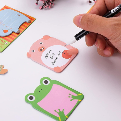 Notas Adhesivas Con Forma De Animales Notas Adhesivas Lindas