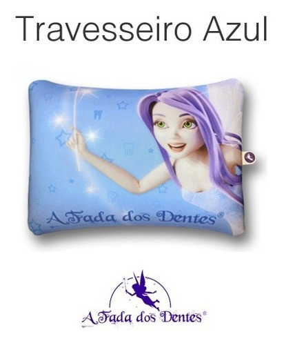 Travesseiro Azul Oficial Da Fada Dos Dentes®