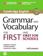 Grammar & Vocabulary For First & First For Schools W/key Kel