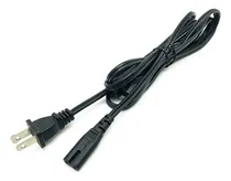 Comprar Cable Poder Tipo 8 Para Impresora, Radios, Equipos Sonido Negro
