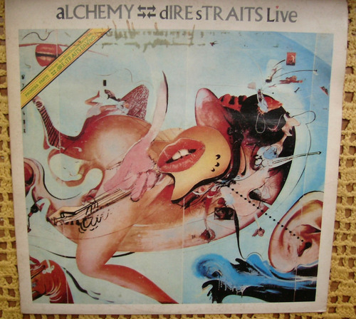 Solo Tapa De Dire Straits Alchemy Live 1 - Tapa Sin Disco