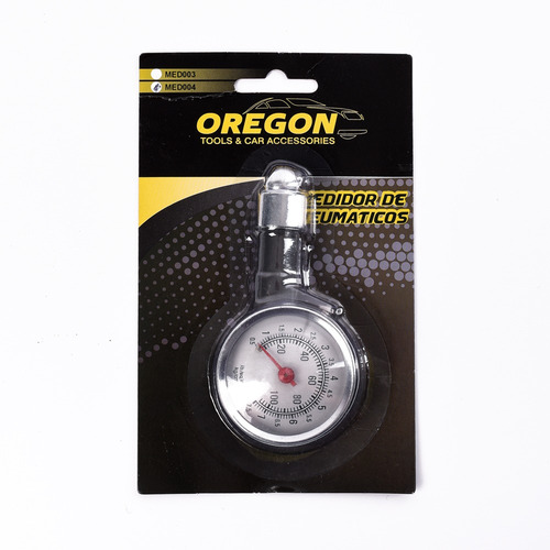 Imagen 2 de 4 de Medidor De Presion De Ruedas Universal Oregon Med004