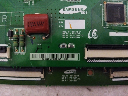 Placa Buffer Tv Samsung Pl60f5000 - Lj41-10336a - Lj41-10335 (Usado)