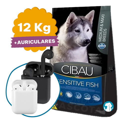 Comida Cibau Sensitive Fish Perro Adulto 12 Kg + Regalo