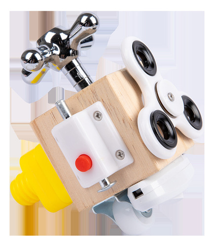 Mbj Clock Busy Board, Bloque Montessori Para Niños