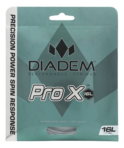 Corda Diadem Pro X 16l 1.25mm Prata - Set Individual