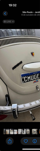 Fusca 1600 Placa De Coleção, Escapamento De Inox