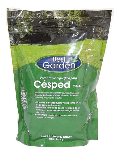 Fertilizante Especifico De Cesped 1kg