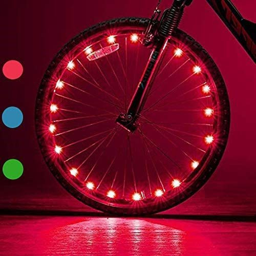 Macywell Led Rueda De Bicicleta Enciende Radios Impermeable