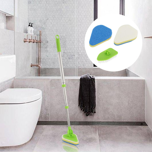 Cepillo De Limpieza Para Fregar Bañera Giratoria De 180 °