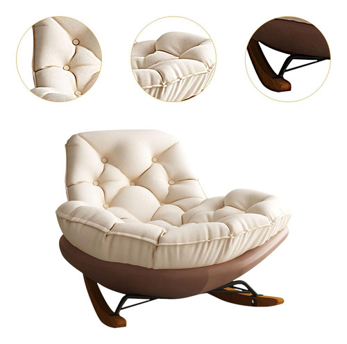 Sofá Perezoso, Mecedora Individual, Sillón Moderno,