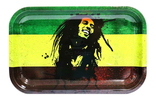 Bandeja De Metal Média Bob Marley - Tabacaria