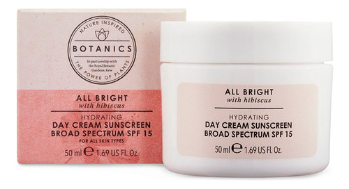 Botas Botanics Todos Bright Day Cream Spf15hidratante1,69oz