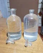 Comprar Botellas Antiguas Vidrio Tipo Farmacia Decoración