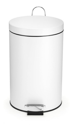 Imagen 3 de 8 de Tacho Basura Cesto Residuos 20 Litros Pedal Acero Inoxidable