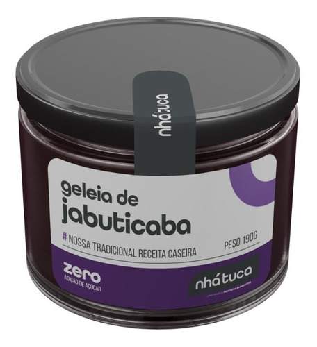 Imagem 1 de 2 de Geleia De Jabuticaba Zero Nhá Tuca - 190 G