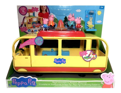 Imagem 1 de 4 de Conjunto Grande Van Boneca Peppa Pig Com Acessórios Original