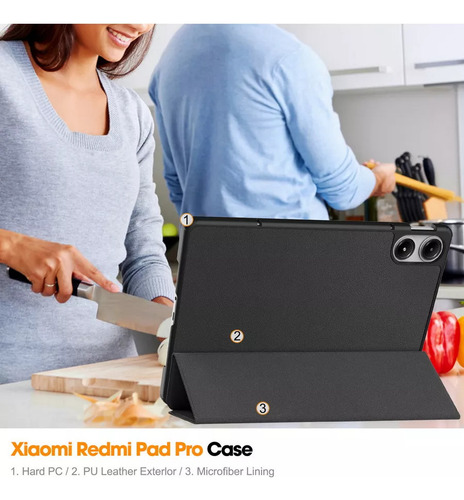 K Capa Para Tablet Para Xiaomi Poco Pad 12,1 Polegadas