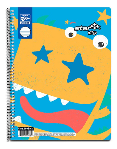 Cuaderno Prof Estrella Star 0466 Doble Raya Espira 100 Hojas