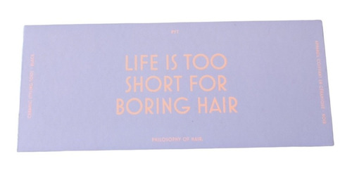 Plancha Pelo Philosophy Of Hair 