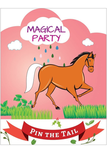 Pin The Tail On The Horse Party Favor Games Party Suppl...