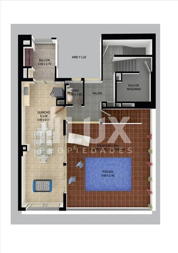 Imagen 12 de 30 de Venta Departamento 2 Dormitorios Piso Exclusivo Con Parrillero - Centro