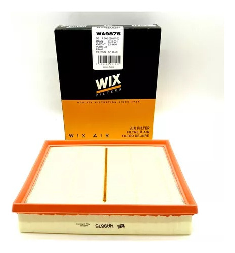 Filtro De Aire Wix Wa9875 /nissan Np300 Navara 2.3 Dci 2012-