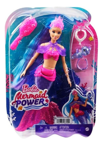 Barbie Mermaid Power Sirena  Accesorios  Mattel Muñeca