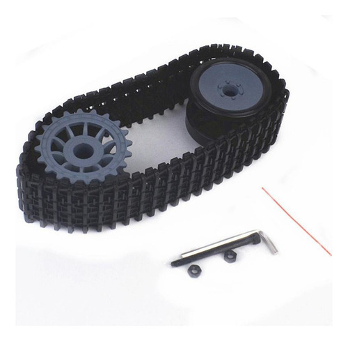 Chassis De Rastejante De Tanque De Robô Roda De Esteira