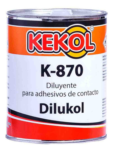 Diluyente Para Adhesivos De Contacto, Kekol, K-870 1 Litro