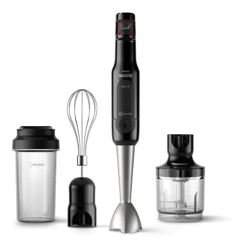 Mixer Philips Walita Daily Collection RI2622/70 preto e prata 400...