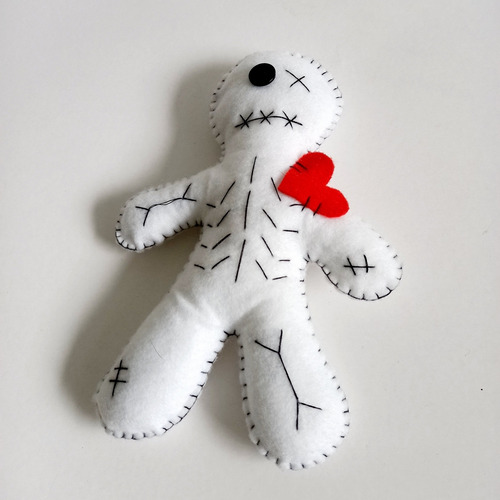 Imagem 2 de 4 de Boneco Voodoo Vodu Vudu De Feltro