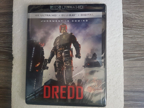 Blu Ray 4k Ultra Hd Dredd - C/luva. Lacrado